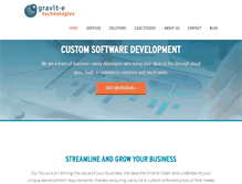 Tablet Screenshot of gravit-e.ca